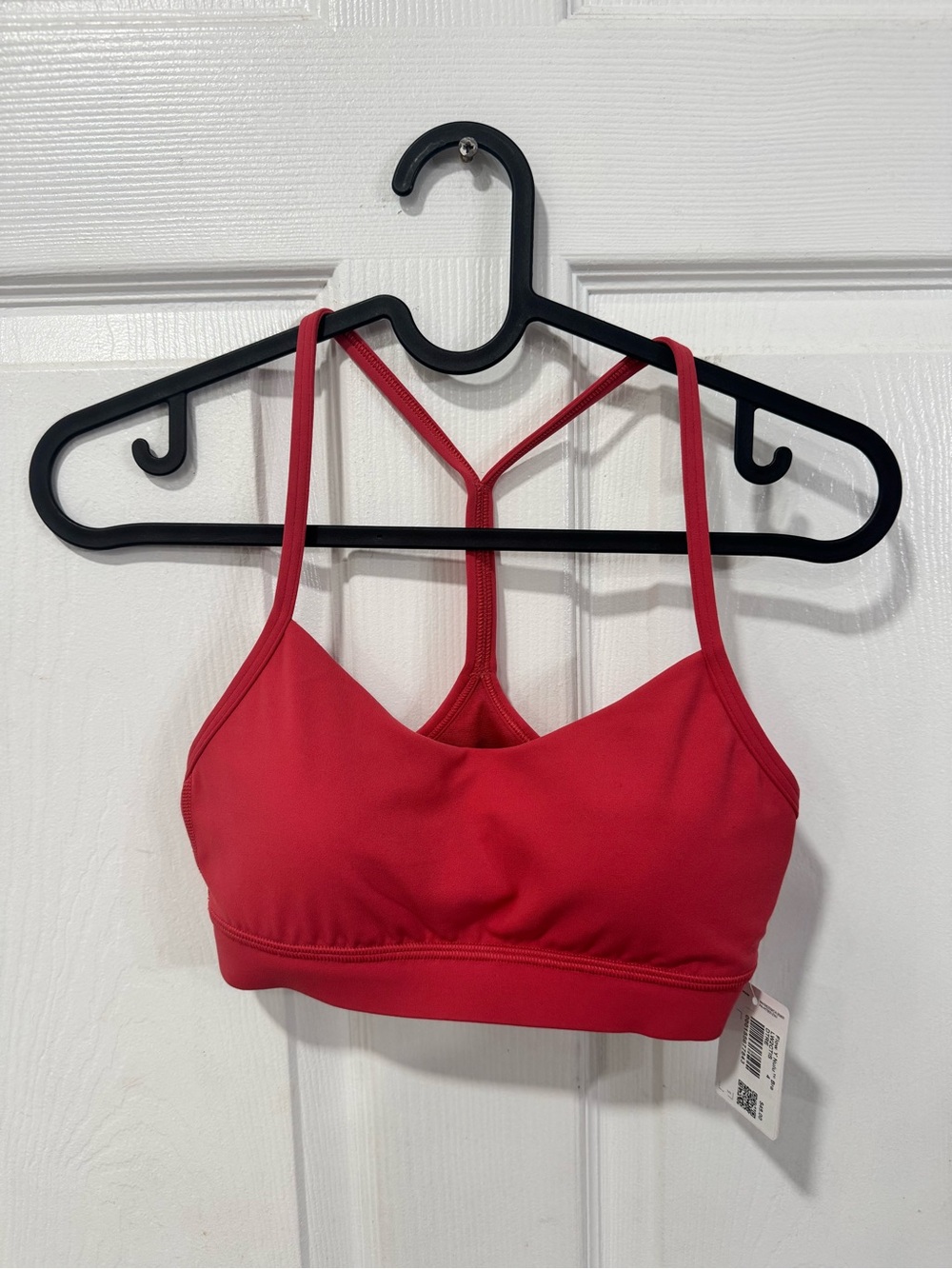 lululemon athletica Raspberry Red Strappy Sports Bra